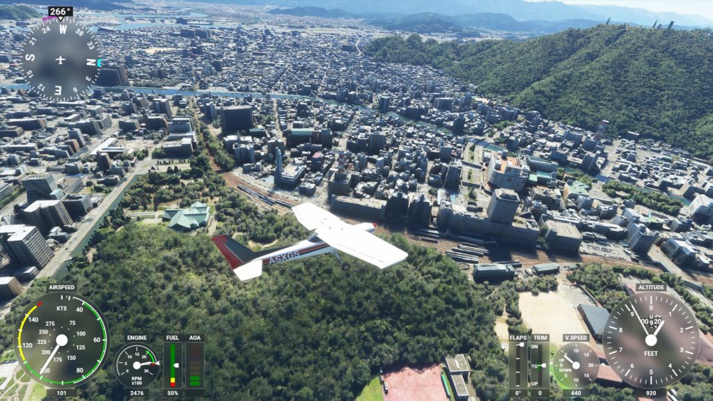 徳島上空。