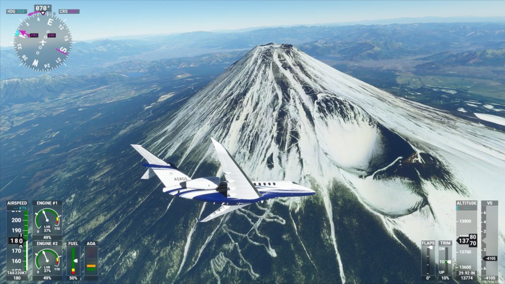 富士山。