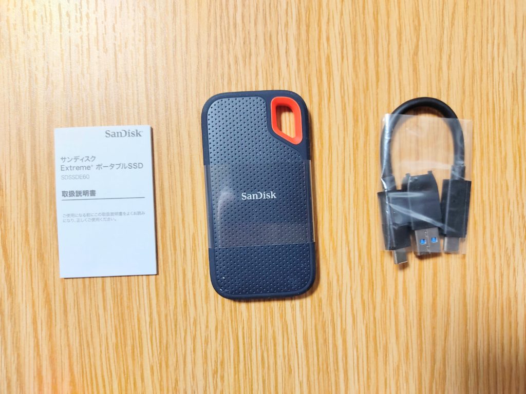 SanDiskのポータブルSSD
