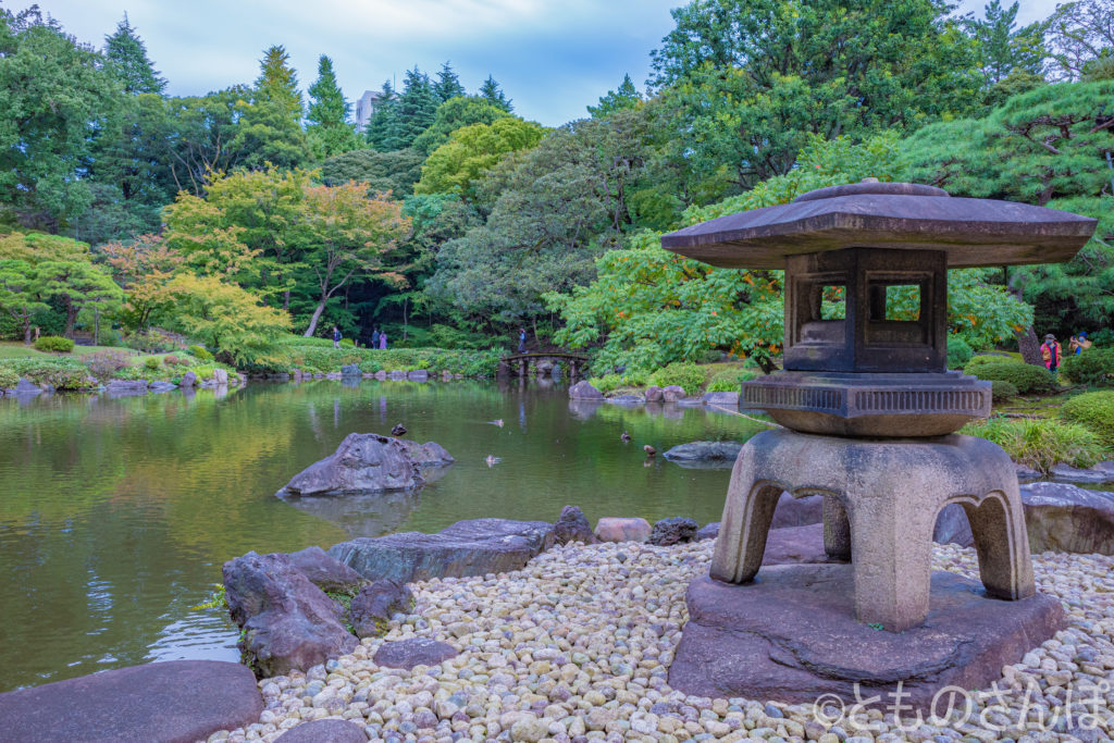 日本庭園。