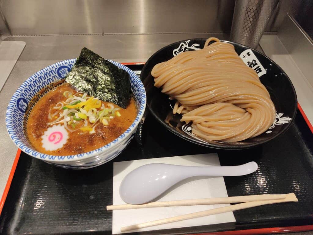 「松戸富田麺絆」の濃厚つけ麺。