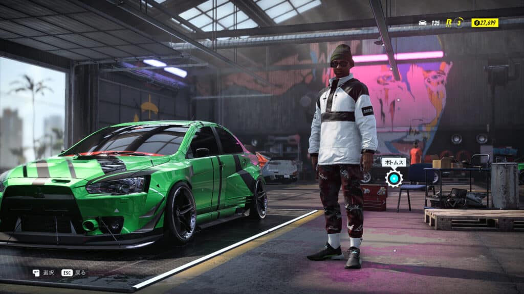 「Need for Speed Heat Deluxe Edition」プレイ画面