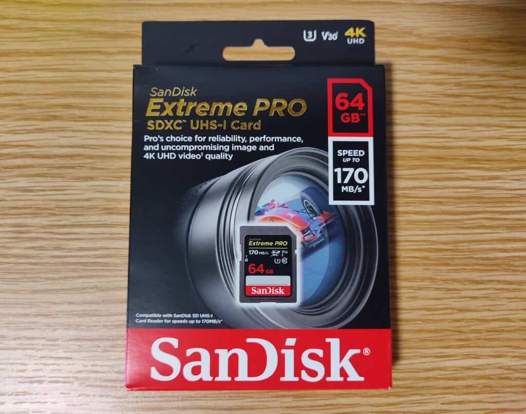 サンディスクExtreme Pro 64GB